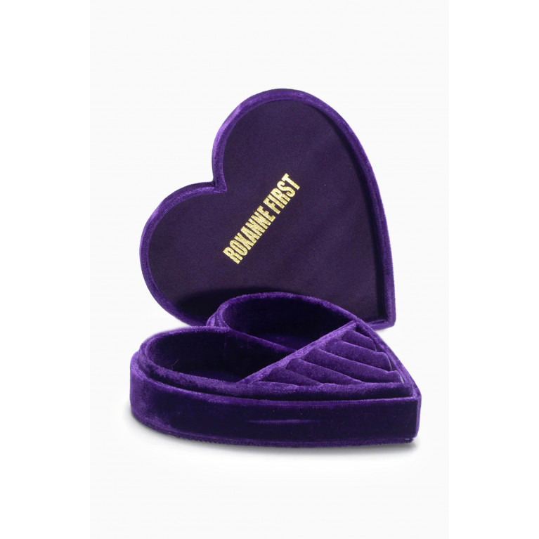 Roxanne First - Heart Jewellery Box in Velvet