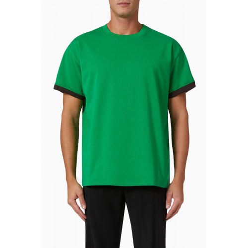Bottega Veneta - Double Layered T-shirt in Cotton Jersey