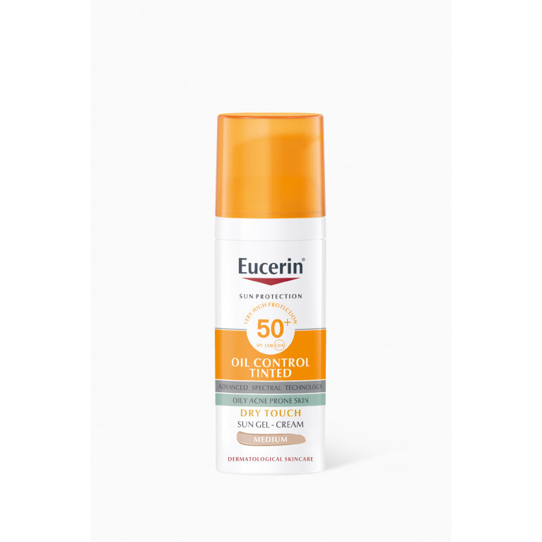 Eucerin - Sun Oil Control Gel-Cream Tinted CC Medium SPF50+, 50ml