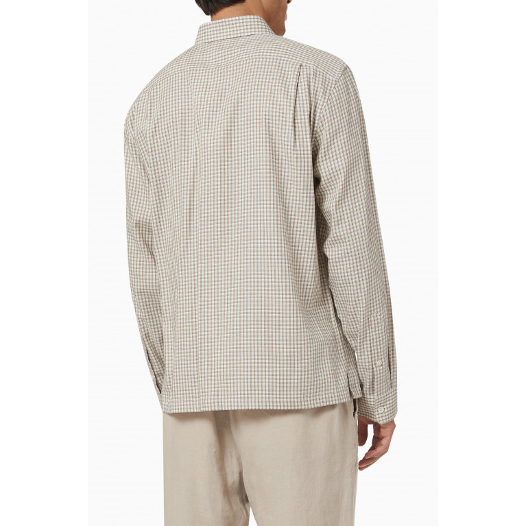 Vince - Crestline Plaid Shirt in Cotton-rayon Blend