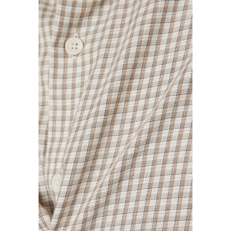 Vince - Crestline Plaid Shirt in Cotton-rayon Blend