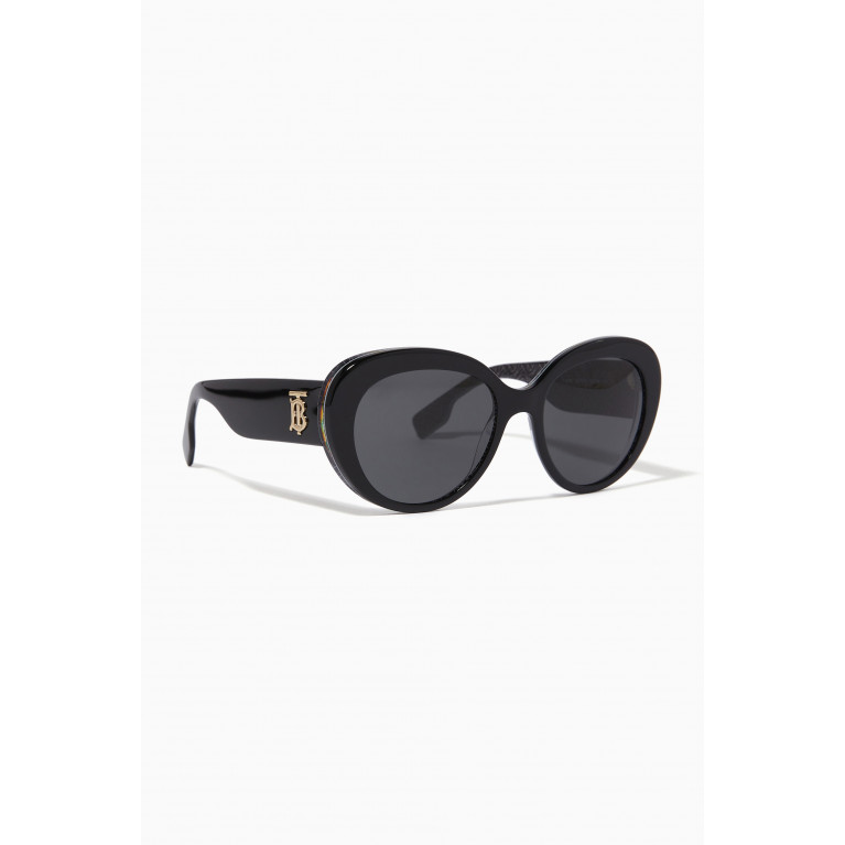 Burberry - Oval Sunglasses in Acetate