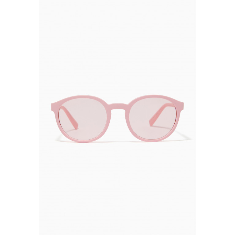 Dolce & Gabbana - Matte Round Frame Sunglasses in Acetate