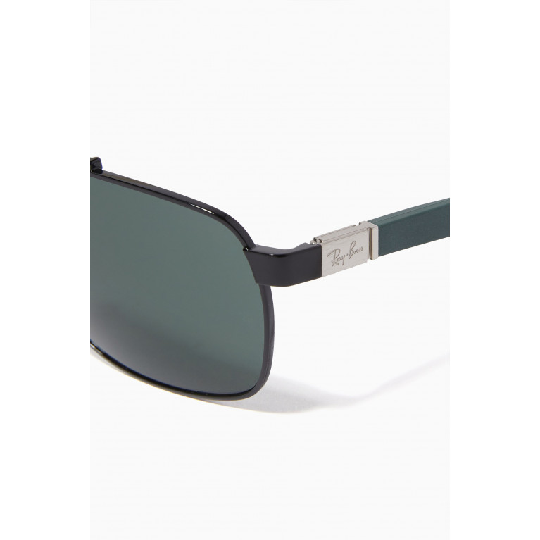 Ray-Ban - Square Sunglasses in Steel