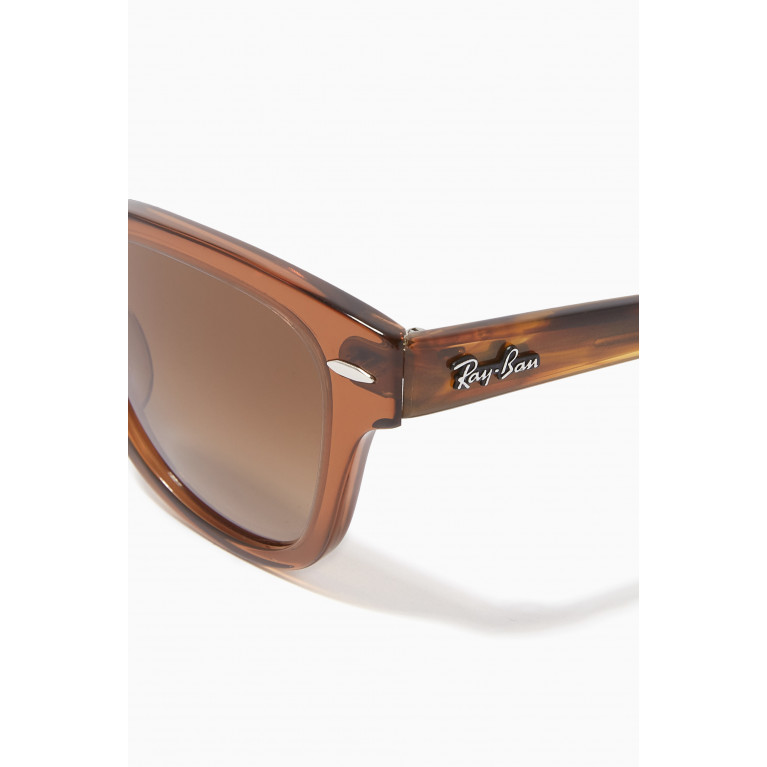 Ray-Ban - Transparent Rectangle Sunglasses in Acetate