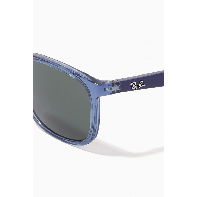 Ray-Ban - Transparent Square Sunglasses in Acetate