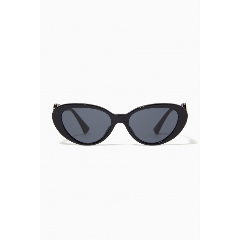 Versace - Double Medusa Cat-eye Sunglasses in Acetate