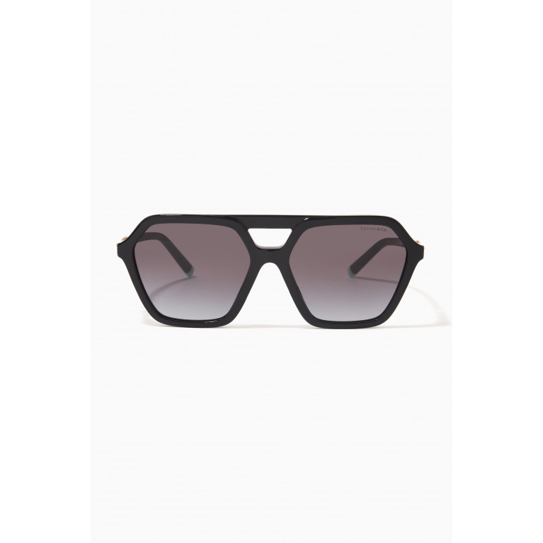 Tiffany & Co. - Hex Sunglasses in Acetate & Metal