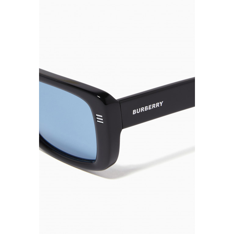 Burberry - Rectangular Sunglasses in Acetate