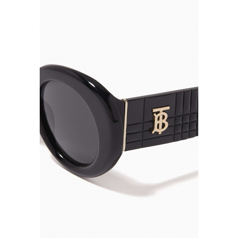 Burberry - Margot Large Frame Sunglasses in Acetate
