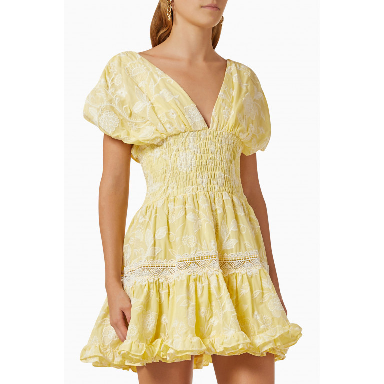 Waimari - Palomas Mini Dress in Cotton