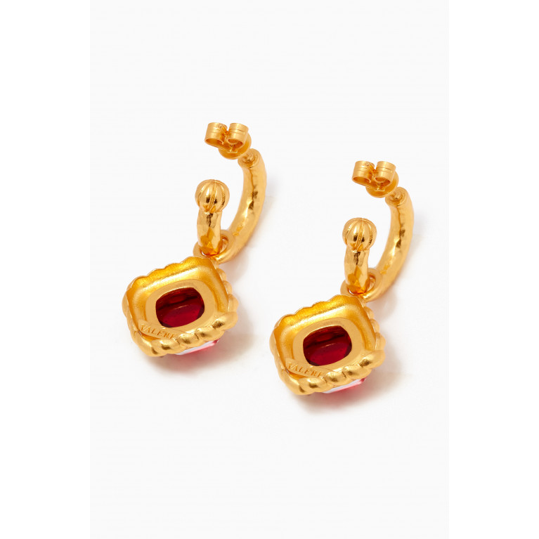 VALÉRE - Pia Hoop Earrings in 24kt Gold-plated Brass