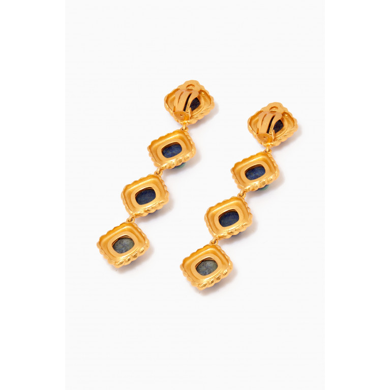 VALÉRE - Annabella Clip Earrings in 24kt Gold-plated Brass