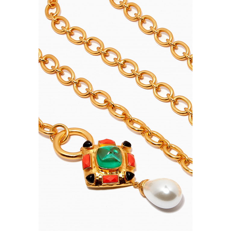 VALÉRE - Emilia Chain Necklace in 24kt Gold-plated Brass