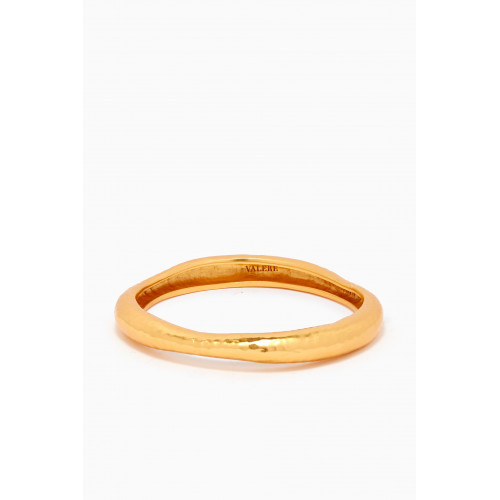 VALÉRE - Small Sienna Bangle in 24kt Gold-plated Brass