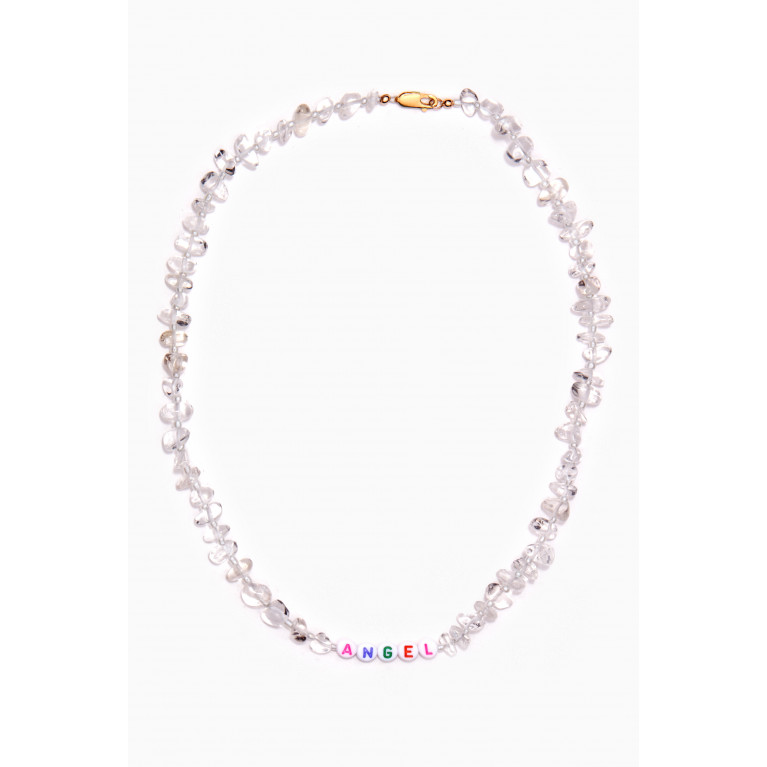 T Balance - Angel Clear Quartz Crystal Healing Necklace