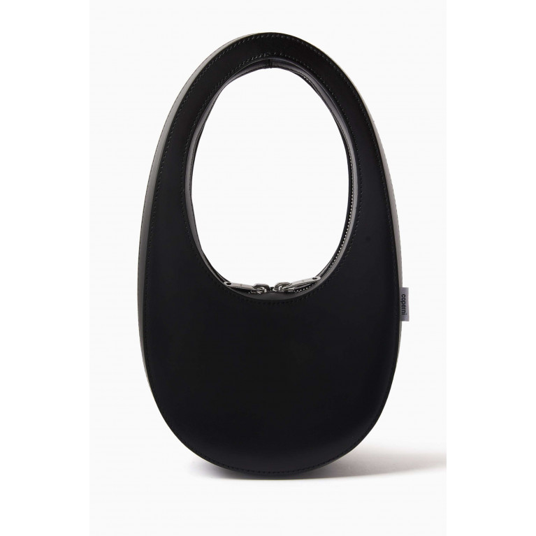 Coperni - Mini Swipe Bag in Smooth Leather Black