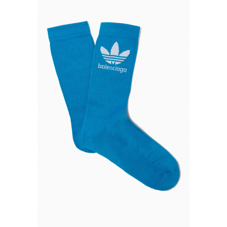 Balenciaga - Balenciaga - x Adidas Socks in Cotton Blend