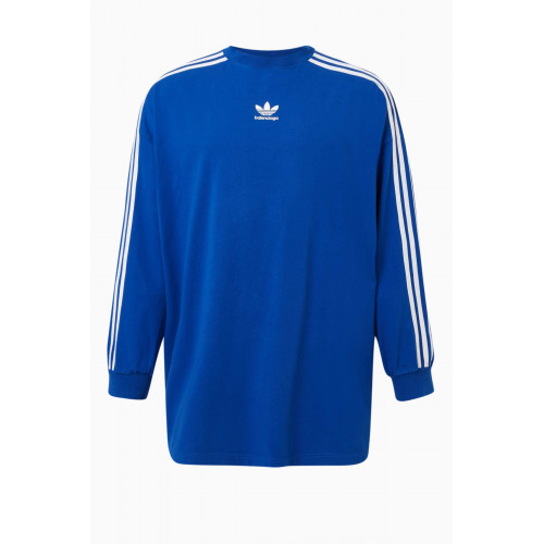 Balenciaga - x Adidas Oversized Long-sleeve T-shirt in Cotton Jersey