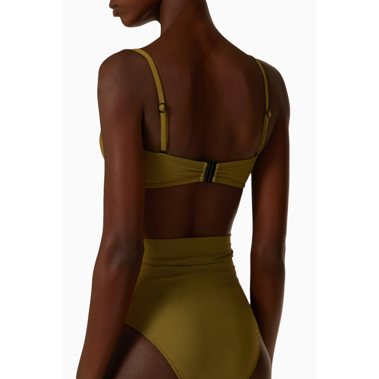 Bondi Born - Clara Bikini Top in Sculpteur® Fabric