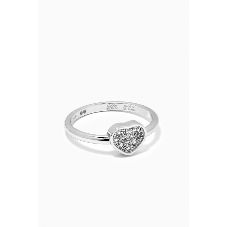 Chopard - My Happy Hearts Diamond Ring in 18kt White Gold