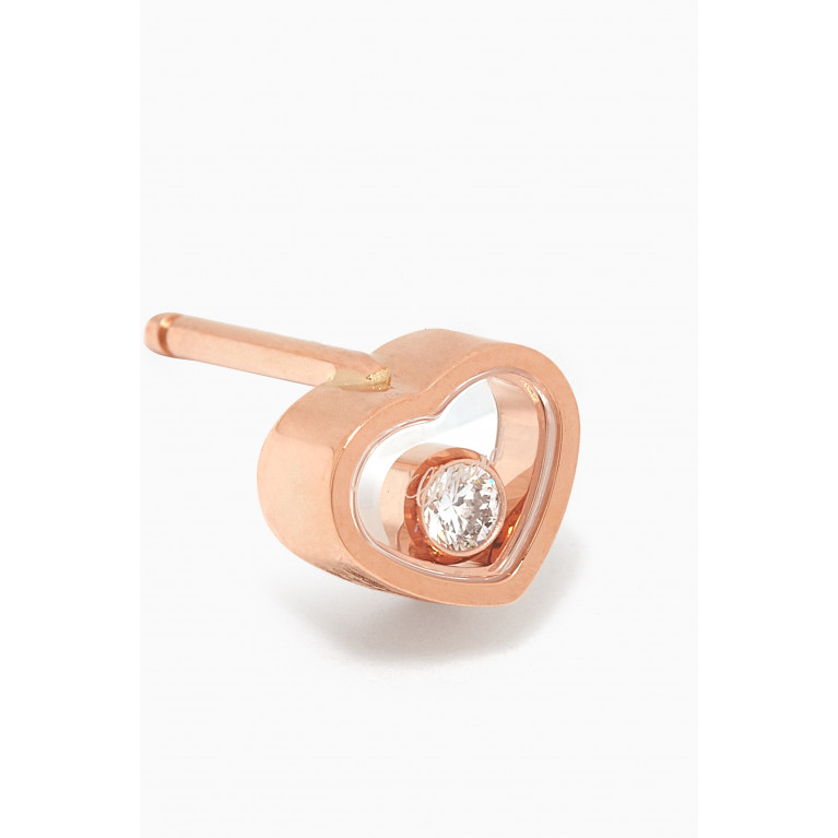 Chopard - My Happy Hearts Diamond Earring in 18kt Rose Gold