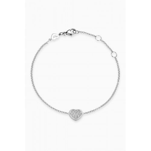 Chopard - My Happy Hearts Diamond Bracelet in 18kt White Gold