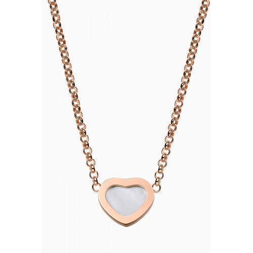Chopard - My Happy Hearts Necklace in 18kt Rose Gold