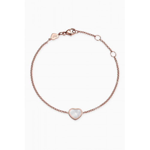 Chopard - My Happy Hearts Mother-of-Pearl Bracelet in 18kt Rose Gold