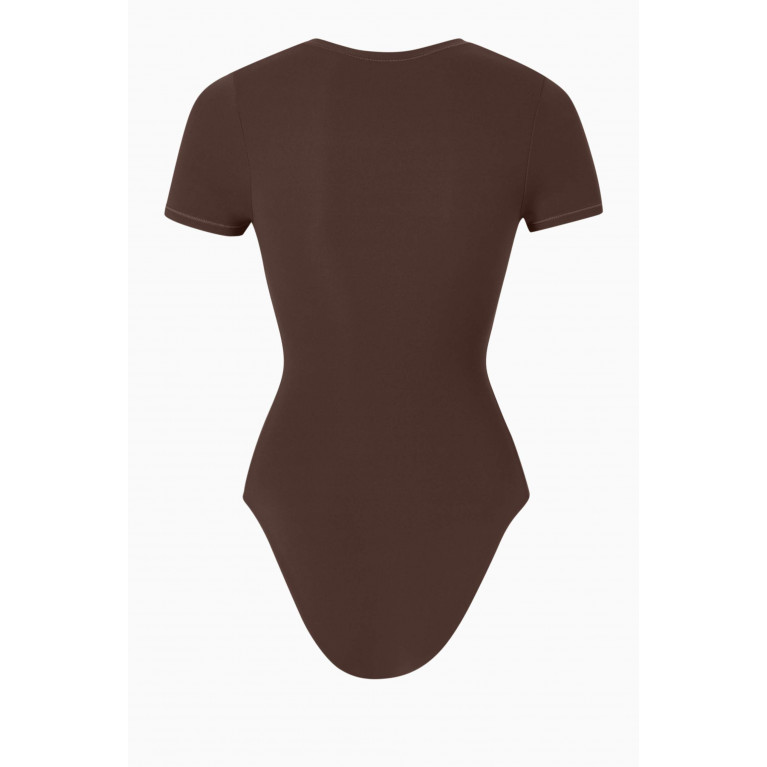 SKIMS - Fits Everybody T-shirt Bodysuit Cocoa