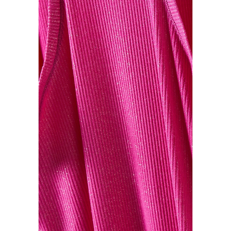 SKIMS - Soft Lounge Shimmer Racerback Dress FUCHSIA FOIL