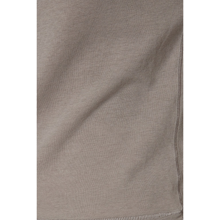 SKIMS - New Vintage Sccop Long Sleeve T-shirt in Cotton SILVER