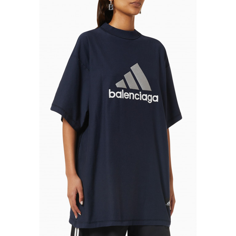 Balenciaga - x Adidas Oversized T-shirt in Cotton