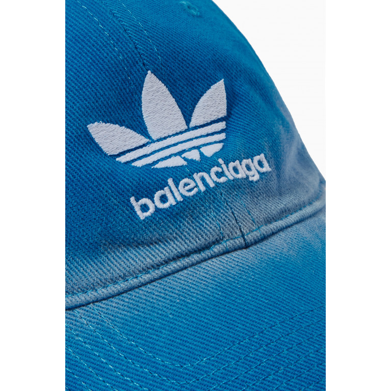 Balenciaga - x Adidas Logo Baseball Cap in Cotton