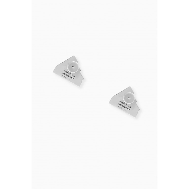 Balenciaga - x Adidas Stud Earrings in Recycled Sterling Silver