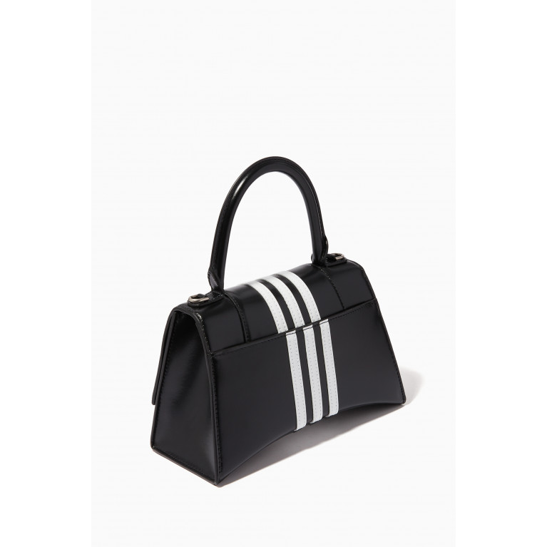 Balenciaga - x adidas Hourglass Small Top Handle Bag in Shiny Box Calfskin