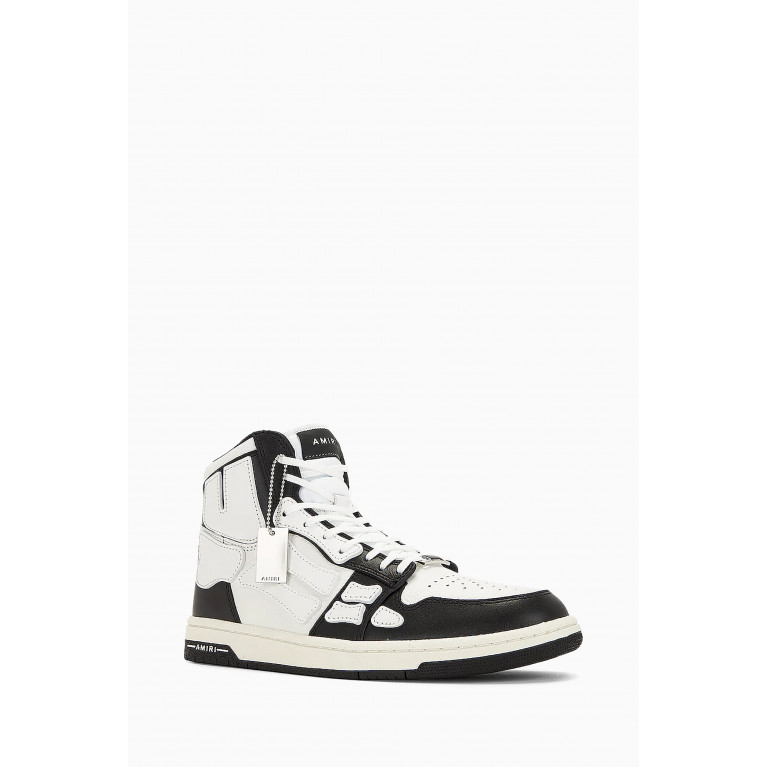 Amiri - Skeleton High-top Sneakers in Nubuck & Leather