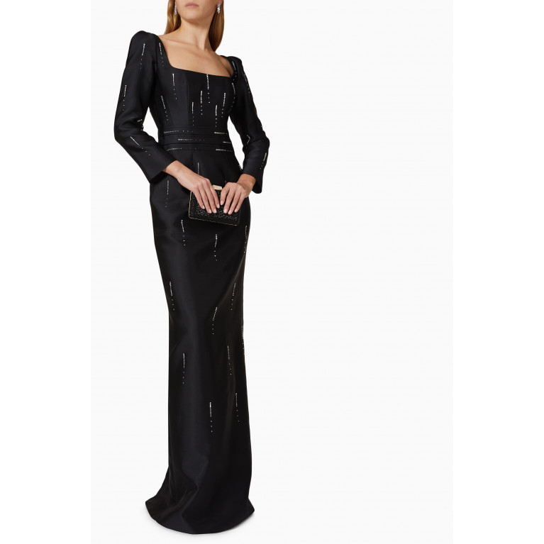 Museum of Fine Clothing - Sequin-embellished Gown in Taffeta