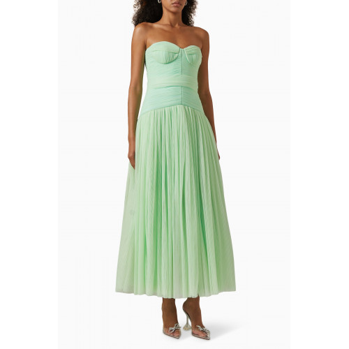 Museum of Fine Clothing - Siena Strapless Midi Dress in Tulle