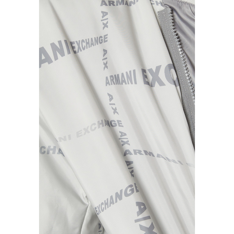 Armani Exchange - Bomber Jacket in Nylon Grey