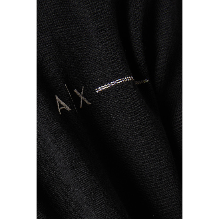 Armani Exchange - Zip Cardigan in Cotton Knit