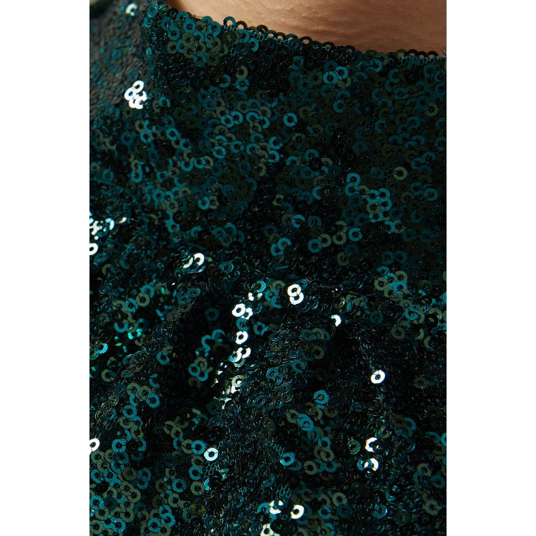 Staud - Ilana Mini Dress in Sequinned Crepe