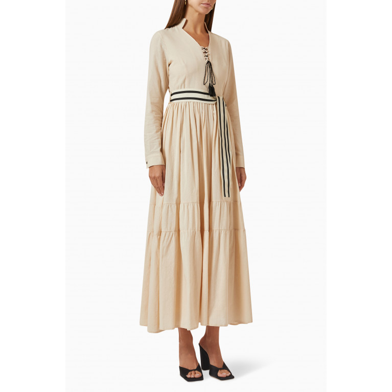 Mimya - Tiered Dress in Cotton
