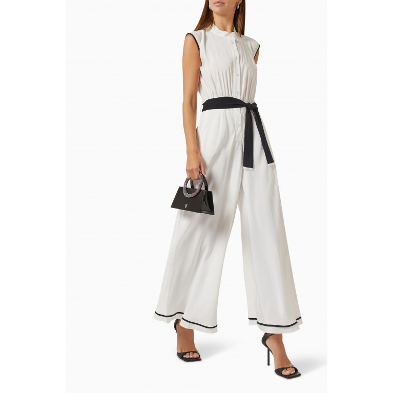 Mimya - Belted Jumpsuit in Modal Blend