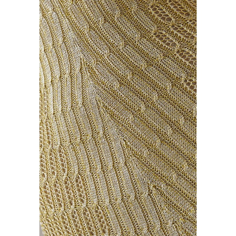 Isa Boulder - Honeycomb Tube Midi Dress in Rayon-knit
