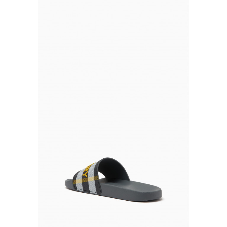 Burberry - Furley Slides in Rubber