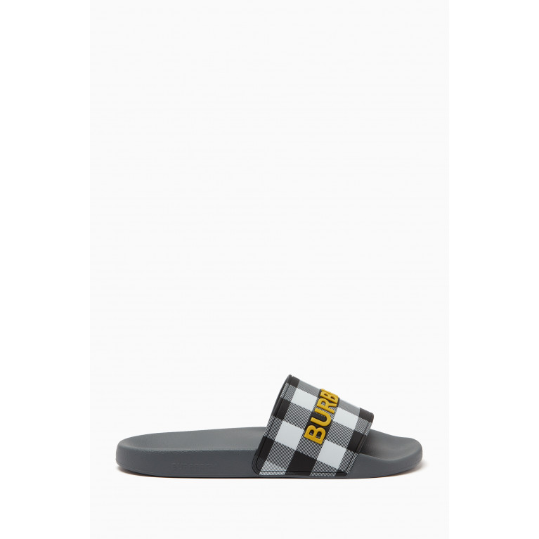 Burberry - Furley Slides in Rubber