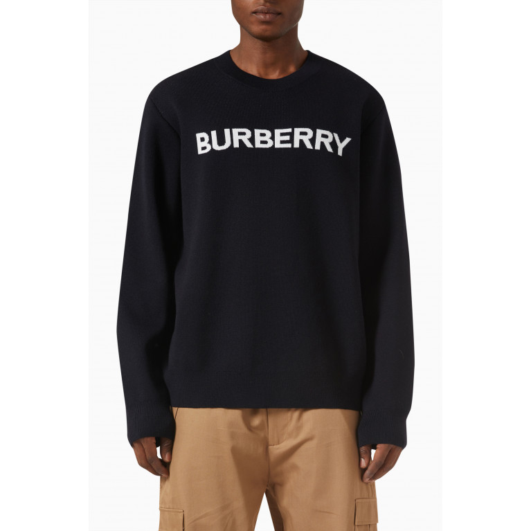 Burberry - Fennel Logo Sweater in Wool