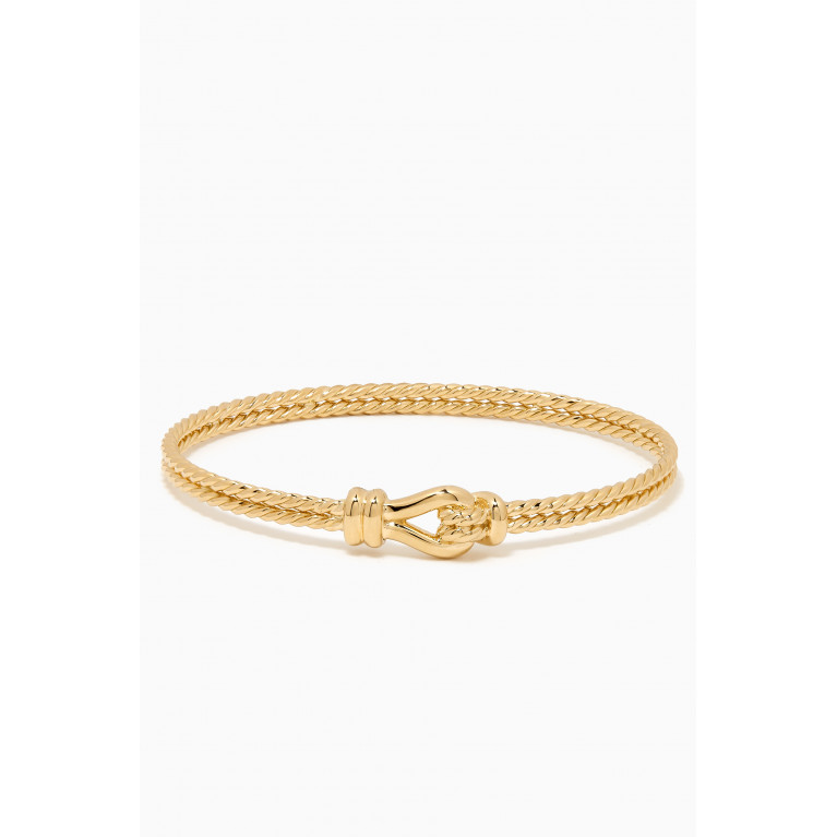 David Yurman - Thoroughbred Loop Bracelet in 18kt Yellow Gold