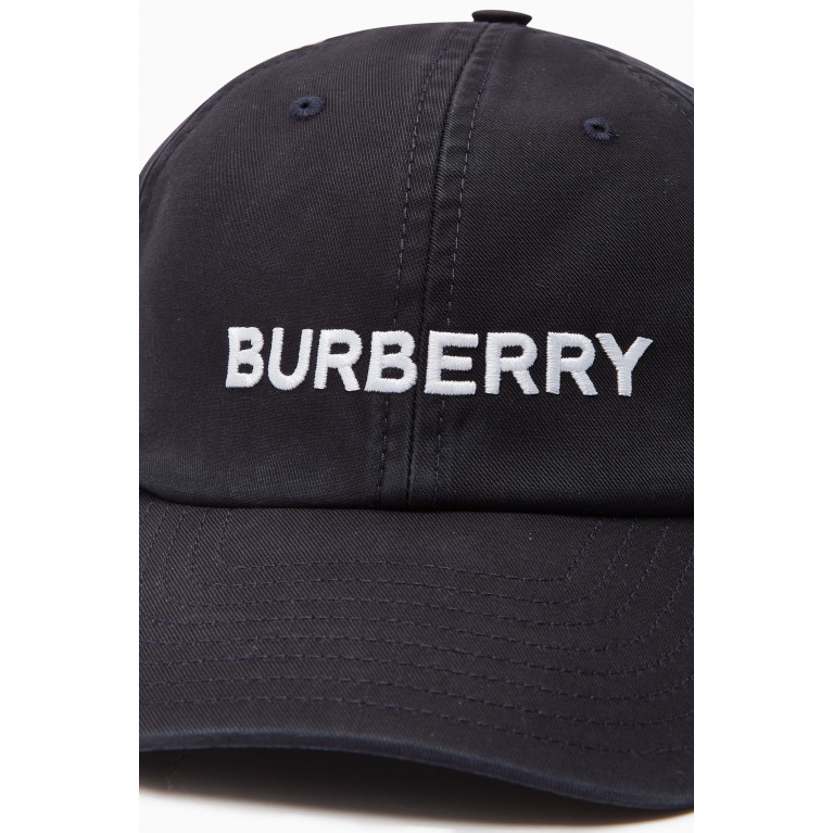 Burberry - Logo Distressed Baseball Cap in Cotton